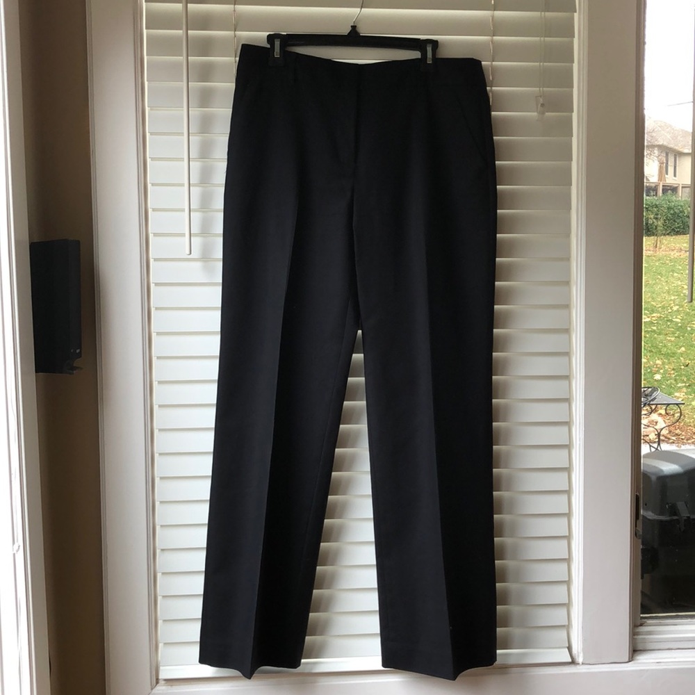Liz Claiborne black cotton slacks.
